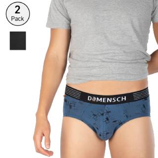 DAMENSCH  Deo-Cotton Deodorizing Briefs (Pack of 2) at Rs.344